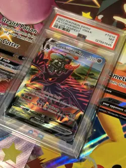 2022 Pokemon SWSH Corviknight VMAX Full Art #TG19 Silver Tempest PSA 7 NM - Image 2