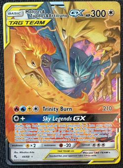 Moltres Zapdos and Articuno GX 44/68 Pokemon Hidden Fates - Image 1