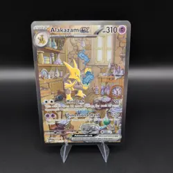 Pokemon Alakazam EX 201/165 Special Illustration Rare SIR Scarlet Violet 151 NM - Image 1
