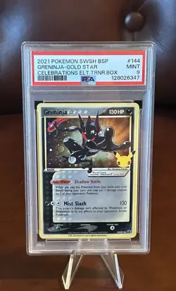 2021 Pokemon - Greninja Star SWSH144 SWSH: Sword & Shield Promo Cards- Holo - Image 1