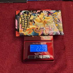 VERY HEAVY! 22.53g Pokemon TCG Ascended Heroes Booster Pack (SEALED) GOD PACKU! - Image 1