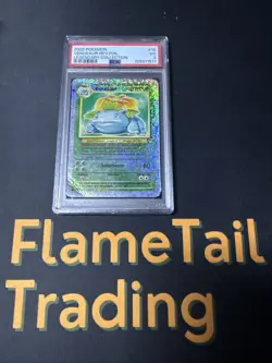 2002 Pokemon TCG Legendary Collection Venusaur 18/110 Reverse Holo PSA 3 VG - Image 1