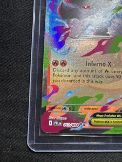 Pokemon TCG Mega Charizard X EX 013/094 Phantasmal Flames Holo Double Rare 360HP - Image 5