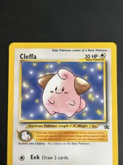 Pokemon TCG Cleffa 31/53 Wotc Promo Black Star NM - Image 4