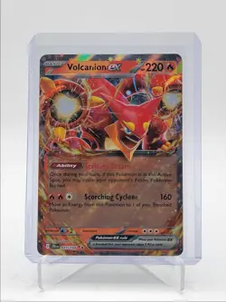 VOLCANION EX 2025 POKEMON JOURNEY TOGETHER DOUBLE RARE H 031/159 Q5542 - Image 1