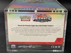 Pokemon SV8.5 Prismatic Evolutions Sealed Booster Bundle Display W/Acrylic Case - Image 3