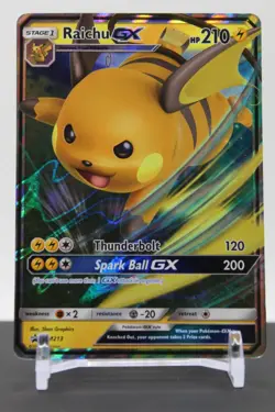 Raichu GX - SM213 Holo - Pokemon SM Promos - Image 1