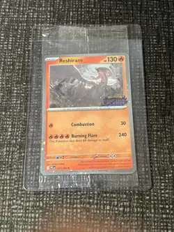 Pokemon Phantasmal Flames Reshiram 017/094 Promo Stamped Sealed TCG - Image 1