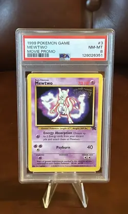 1999 Pokemon - Mewtwo (Movie Promo) 03/53 Promo- Rare Vintage - Image 1