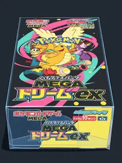 Pokemon Japanese Mega Dream ex M2a Booster Box Sealed - Image 2