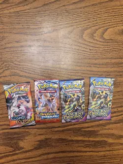 Pokemon Tcg Single Pack Lot Of 4. Each Are Still Factory Sealed. - Image 1