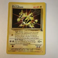 Pokemon TCG Electabuzz Kids WB Presents 2 60 HP Promo Regular 1999 - Image 1