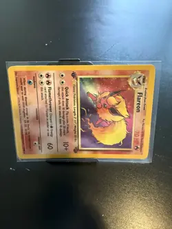 Flareon 3/64 Rare Jungle Holo 1st Edition Pokemon - Image 4