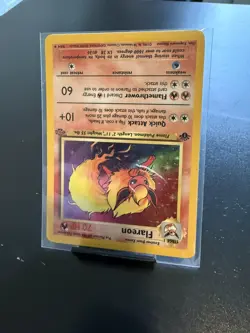 Flareon 3/64 Rare Jungle Holo 1st Edition Pokemon - Image 5