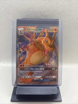 2019 Pokemon Black Star Promo Hidden Fates Tins #SM211 Charizard GX Holo - Image 1