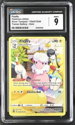 Flaaffy *CGC 9* Trainer Gallery Holo *Silver Tempest* #TG03 *2022* Pokemon - Image 1