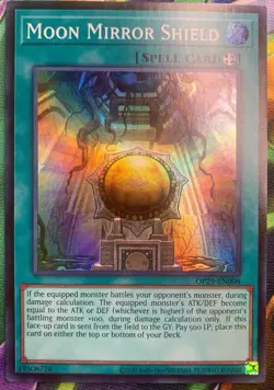 Moon Mirror Shield Super Rare OP29-EN008 Yugioh - Image 1