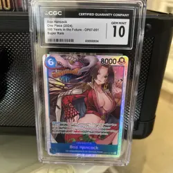 2024 One Piece Boa Hancock OP07-051 Super Rare Foil PSA 10 500 Years English - Image 1