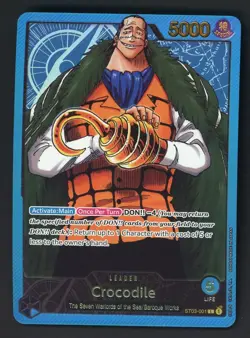 One Piece Crocodile ST03-001 Starter Deck 3: The Seven Warlords of The Sea Foil - Image 1