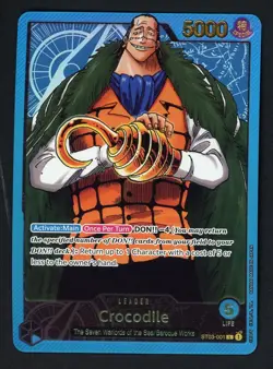 One Piece Crocodile ST03-001 Starter Deck 3: The Seven Warlords of The Sea Foil - Image 1