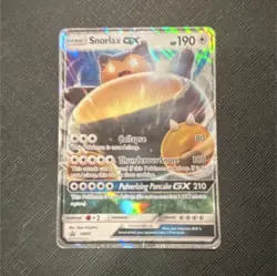Pokemon Snorlax GX SM05 Full Art Holo Promo Card SM Set - Image 1
