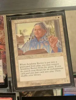 MTG Academy Rector Urza's Destiny Card 1/144 Regular Rare, LP - Image 1
