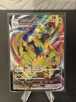 Pokemon Crown Zenith Zeraora VMAX Full Art Ultra Rare Holo Card 054/159 - Image 1