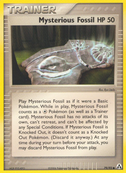 Mysterious Fossil 79/92 Common | Legend Maker | Pokemon Card - Image 1