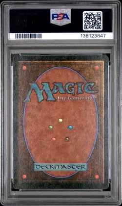 MTG - Island - ALTERNATE 4th Edition Magic - Graded PSA 8 - Image 2
