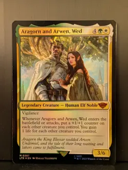 Lord of the Rings ARAGORN AND ARWEN, WED (Lightly Played, Excellent Condition) - Image 1
