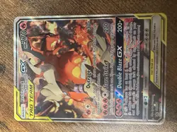 Pokemon TCG Reshiram & Charizard GX SM201 Black Star Promo Tag Team Holo Card - Image 3