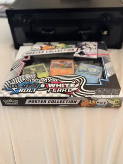 Pokemon TCG Scarlet & Violet Black Bolt White Flair Unova Poster Collection Box - Image 3