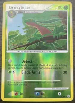 Grovyle 38/99 Pokemon TCG Platinum Arceus Reverse Holo Light Play LP - Image 1