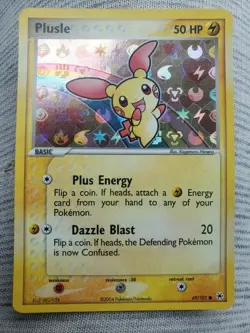 Pokemon Plusle 69/101 Hidden Legends Reverse Holo NM - Image 1