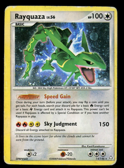 2008 Pokemon Diamond & Pearl Legends Awakened Rayquaza #14/146 - Image 1