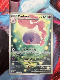 🔥Musharna 117/086 Illustration Rare English Pokemon Black Bolt NM🔥 - Image 1