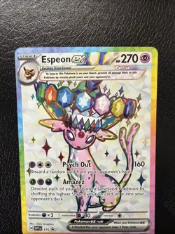 Pokemon Prismatic Evolutions Espeon ex 175 Figure Collection Promo NM - Image 3