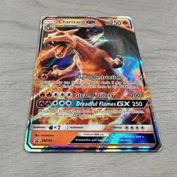 Pokemon Charizard GX SM195 Sun & Moon Black Star Promo Holo (NM) - Image 2