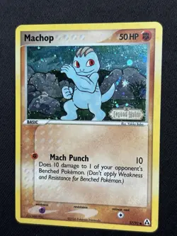 Pokemon Dark Celebi Holo 4/101 EX Team Rocket & Machop Holo 57/92 Legend Maker - Image 1