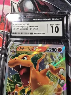 Charizard VSTAR 014/172 VSTAR Universe Japanese Pokemon Card CGC 10 GEM MINT - Image 2
