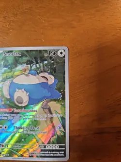Pokemon TCG Snorlax 051 Promo Scarlet & Violet Black Star Holo - Image 5