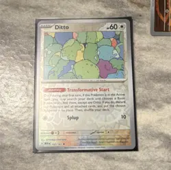 Pokemon Ditto 132/165 Scarlet & Violet 151 reverse holo - Image 1