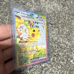 Pokemon Pikachu ex 238/191 SV08 Surging Sparks Holo Special Illustration Rare - Image 4