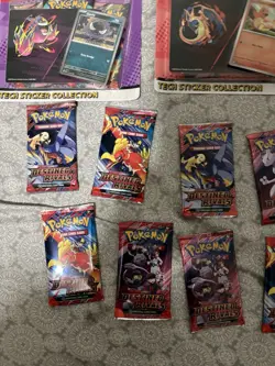 Pokemon TCG Destined Rivals & Ascended Heroes tech stickers + 12 packs - Image 5