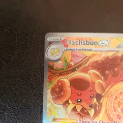 Pokemon Dachsbun ex 169/142 SV07: Stellar Crown Special Illustration Rare Holo - Image 2