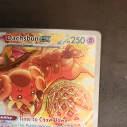 Pokemon Dachsbun ex 169/142 SV07: Stellar Crown Special Illustration Rare Holo - Image 3