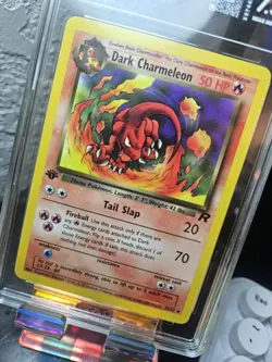 2000 POKEMON - DARK CHARMELEON - TEAM ROCKET - 1ST ED - 32/82 - TAG 7.5 NM+ - Image 4