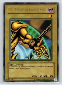 Left Arm of the Forbidden One LOB-123 The Legend of Blue Eyes White Dragon... - Image 1