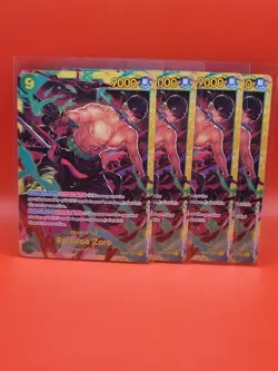 Roronoa Zoro Playset OP06-118 Learn Together X4 Playset One Piece - Image 1