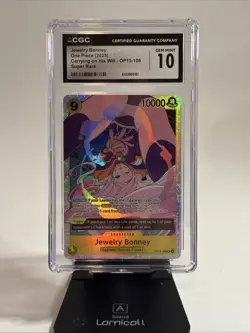 One Piece TCG Jewelry Bonney CGC 10 Gem Mint 0P13-108 SR - Image 1